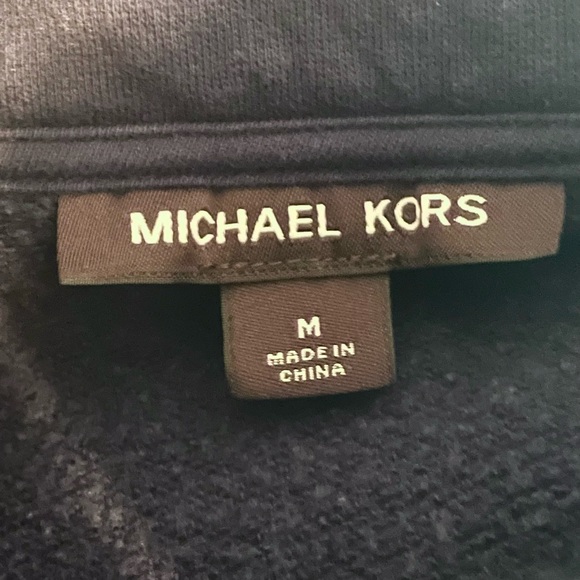 00015-A  Michael Kors half-zip sweatshirt/fleece - MED - Picture 7 of 8